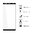 Full Coverage Tempered Glass Screen Protector for HTC U12+ (Black)